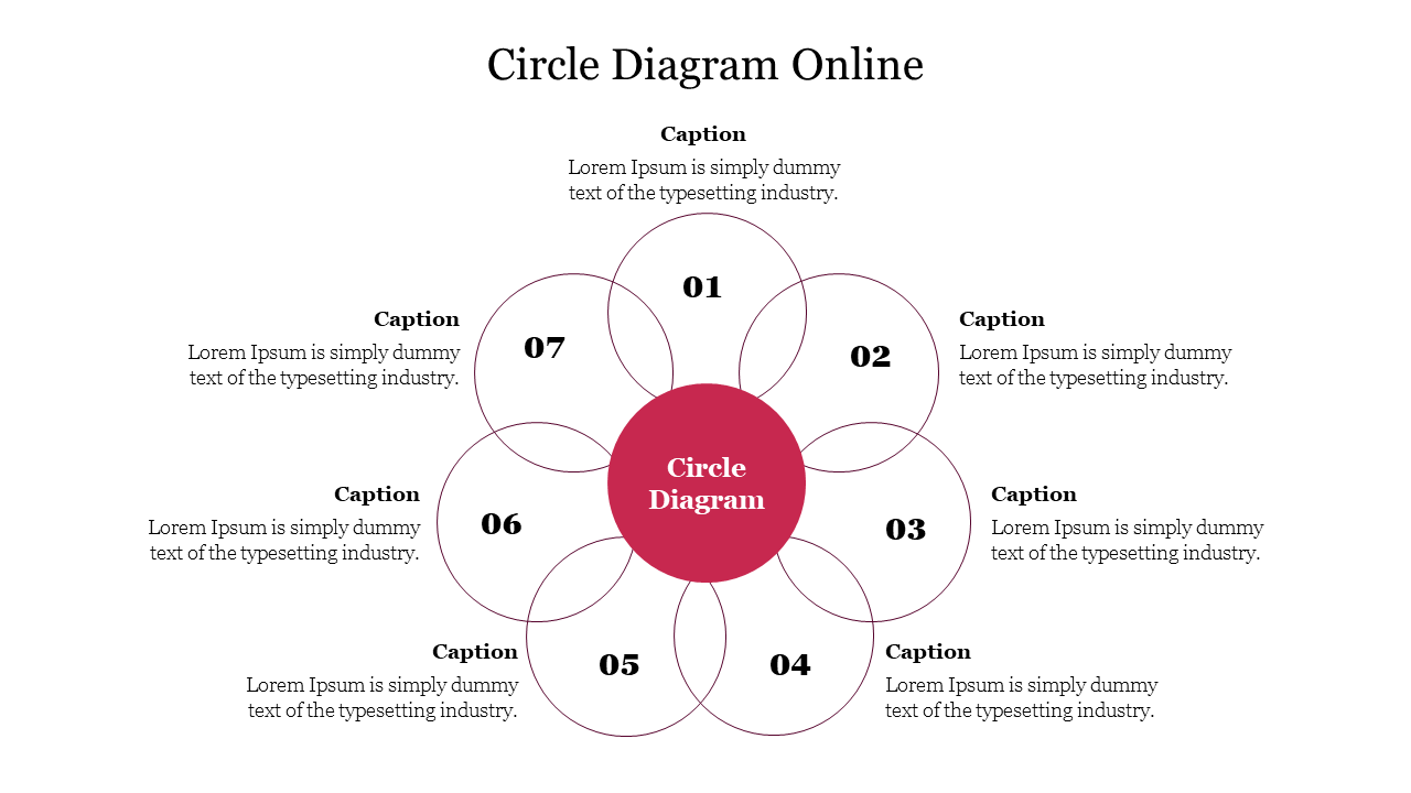 Circle Diagram Online PowerPoint Presentation Template
